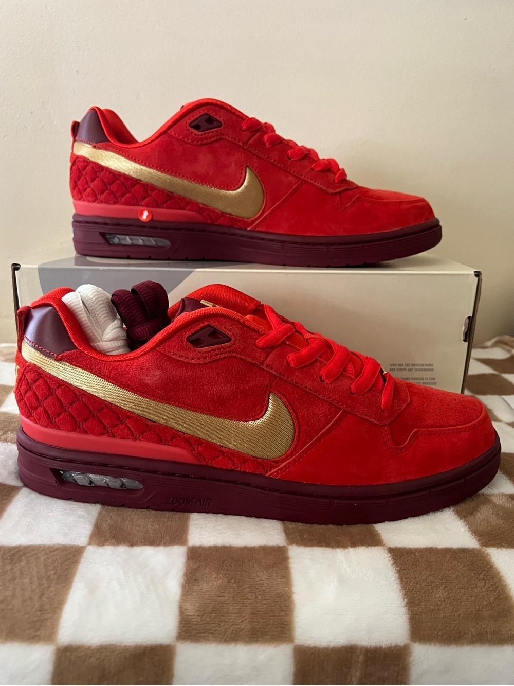 Nike SB Air Zoom Low P-Rod 1 QS LA ASW Habanero Red IQ5648 600 Men’s Sz 11 BNIB